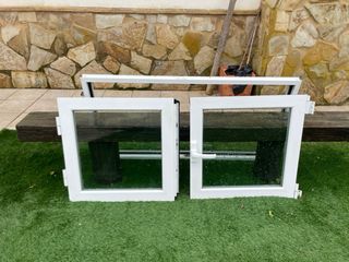 Ventana Aluminio Blanca 125x65mm Reforzadas