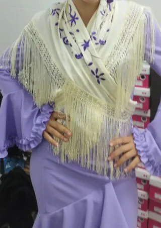Traje de flamenca morado sin mantoncillo Tallaxs/s