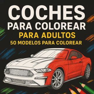 LIBRO  COLOREAR COCHES