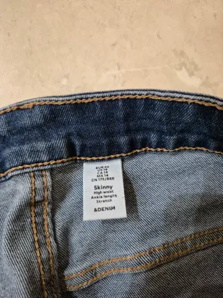 Jeans skinny donna tg. 46 blu