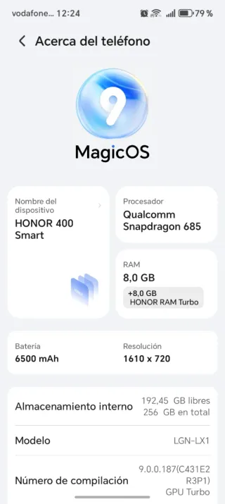 Honor 400 Smart Dorado