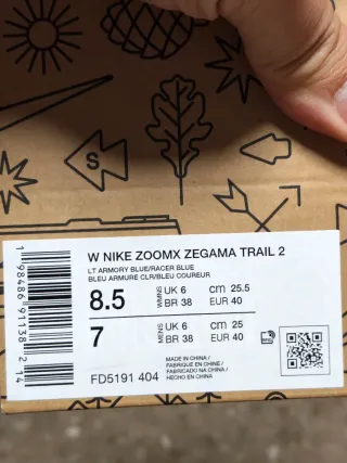 T40 Nike Zoom Zegana Trail 2