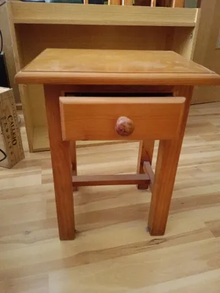 Conjunto muebles rústicos de madera