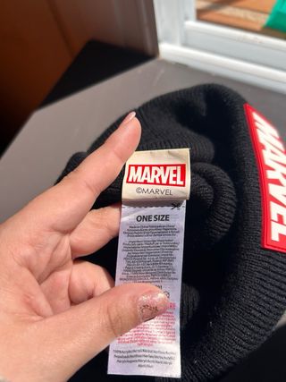 Gorro Marvel Negro Unisex