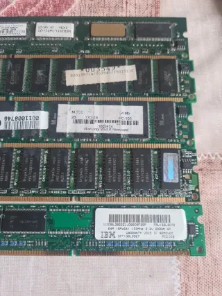 Memoria RAM IBM M.TEC Transcend 128MB 64MB