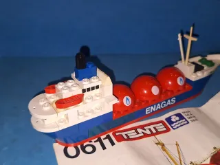 Tente Exin 0611 buque metanero  en caja e instrucc