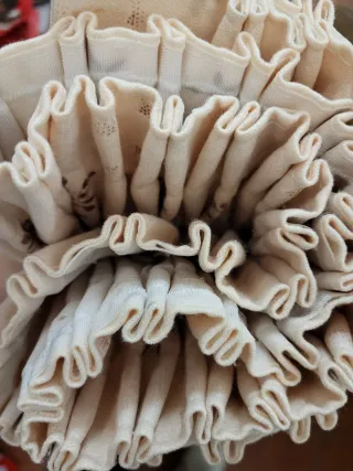 Cortinas Vintage Opacas Beige y Marrón