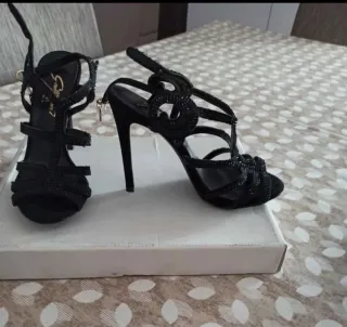 Sandali Gattinoni Vera Pelle Neri