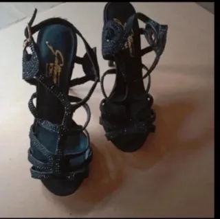 Sandali Gattinoni Vera Pelle Neri