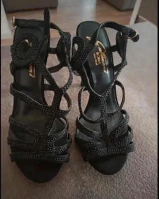 Sandali Gattinoni Vera Pelle Neri