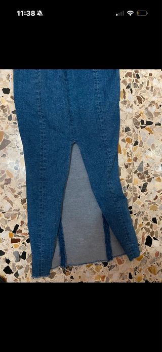 Abito denim Bershka taglia XS