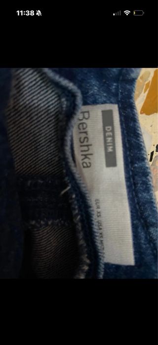 Abito denim Bershka taglia XS
