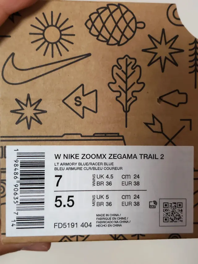 T38 Nike Zoom Zegama Trail 2 azules