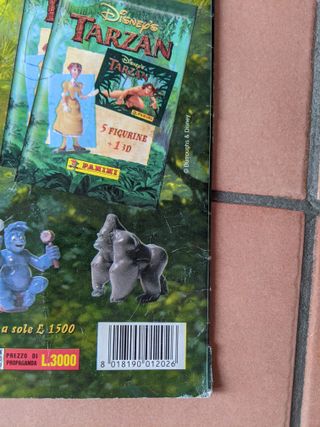 Album Tarzan Panini Disney 1999 Vintage