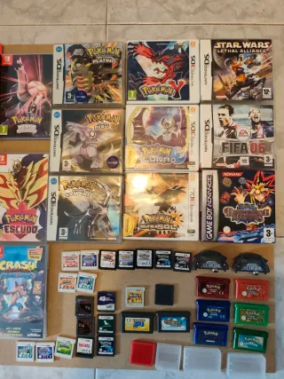Lote Videojuegos Nintendo Switch, 3DS, GBA