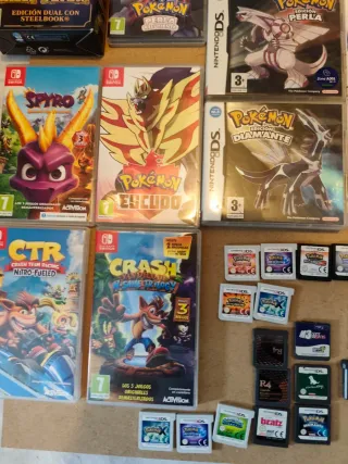Lote Videojuegos Nintendo Switch, 3DS, GBA
