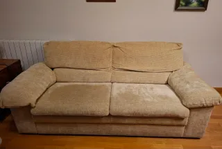 Sofás 2 y 3 plazas beige