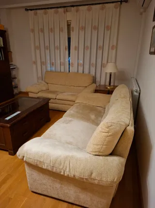 Sofás 2 y 3 plazas beige