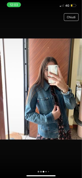 Giubbino di jeans blu Onyx vintage