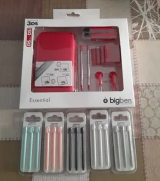 OFERTÓN.NUEVO.Funda 3DS+ Accesorios+5 Packs lápiz