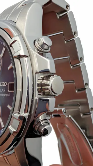 RELOJ SEIKO SOLAR CHRONOGRAPH ALARMA A ESTRENAR