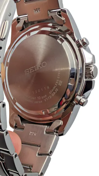 RELOJ SEIKO SOLAR CHRONOGRAPH ALARMA A ESTRENAR