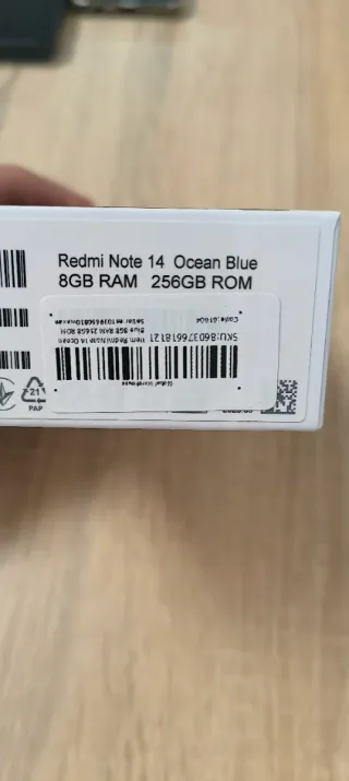 Xiaomi Redmi Note 14 NFC 256GB Azul