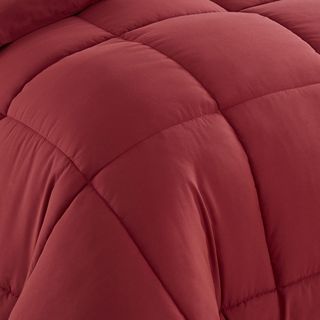 Edredón Acolchado para camas individual 90 burdeos