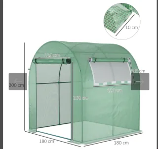 Invernadero Jardín 180x180x200