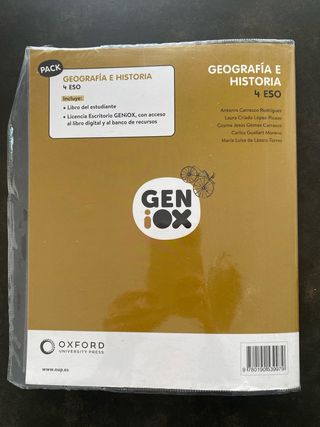 Geografía e Historia 4º ESO. Libro del estudian...