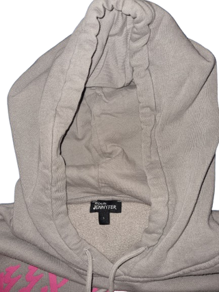 Felpa con cappuccio e stampa Beyond Reality