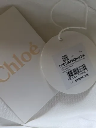 Chloé Cartera Larga Alphabet Cuero Marrón