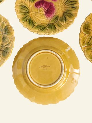 Serraguemines: 6 platos y fuente cerámica