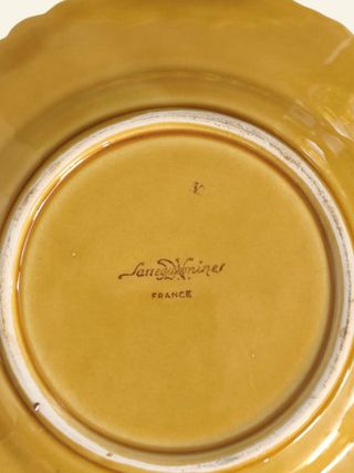 Serraguemines: 6 platos y fuente cerámica