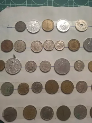 Colección de monedas, 100 unidades
