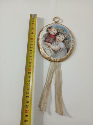 Miniatura Ovale con Putti Angeli