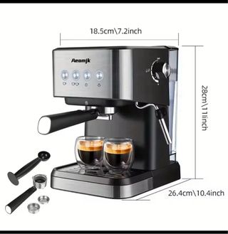 Cafetera Espresso Aeomjk Negra