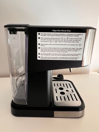 Cafetera Espresso Aeomjk Negra