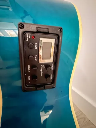 Guitarra Electroacústica Azul