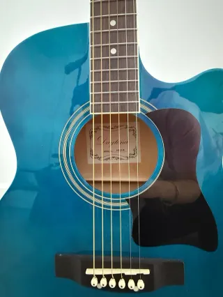 Guitarra Electroacústica Azul