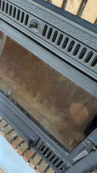 Hergom Chimenea Cassette Leña Cristal