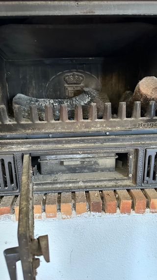 Hergom Chimenea Cassette Leña Cristal