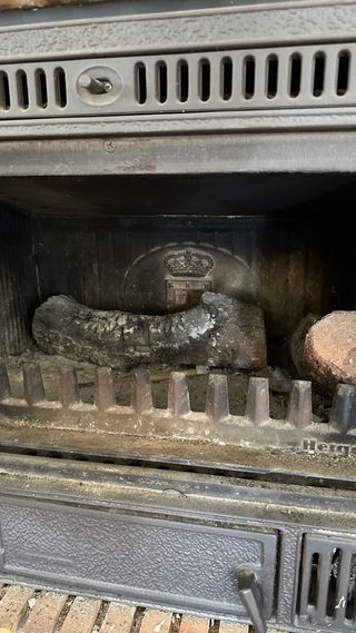 Hergom Chimenea Cassette Leña Cristal