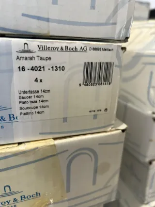 Juego de café y platos Villeroy & Boch