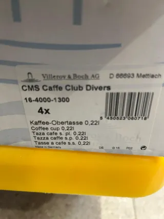 Juego de café y platos Villeroy & Boch