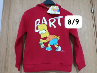 Sudadera Bart Simpson Talla 7-15 años