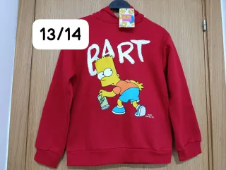 Sudadera Bart Simpson Talla 7-15 años