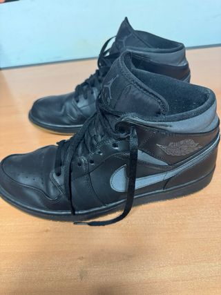 Zapatillas Botas Jordan 1 Negras