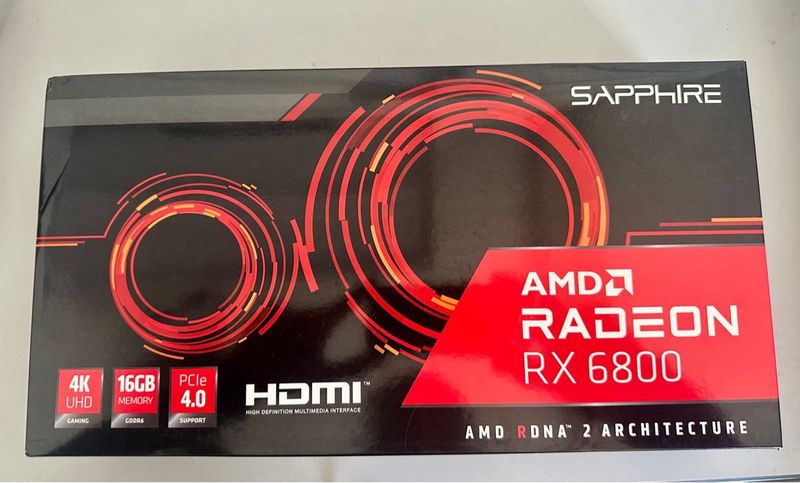 Tarjeta Gráfica Sapphire RX 6800 16GB