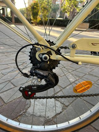 Bicicleta Urbana Estilo Vintage Crema